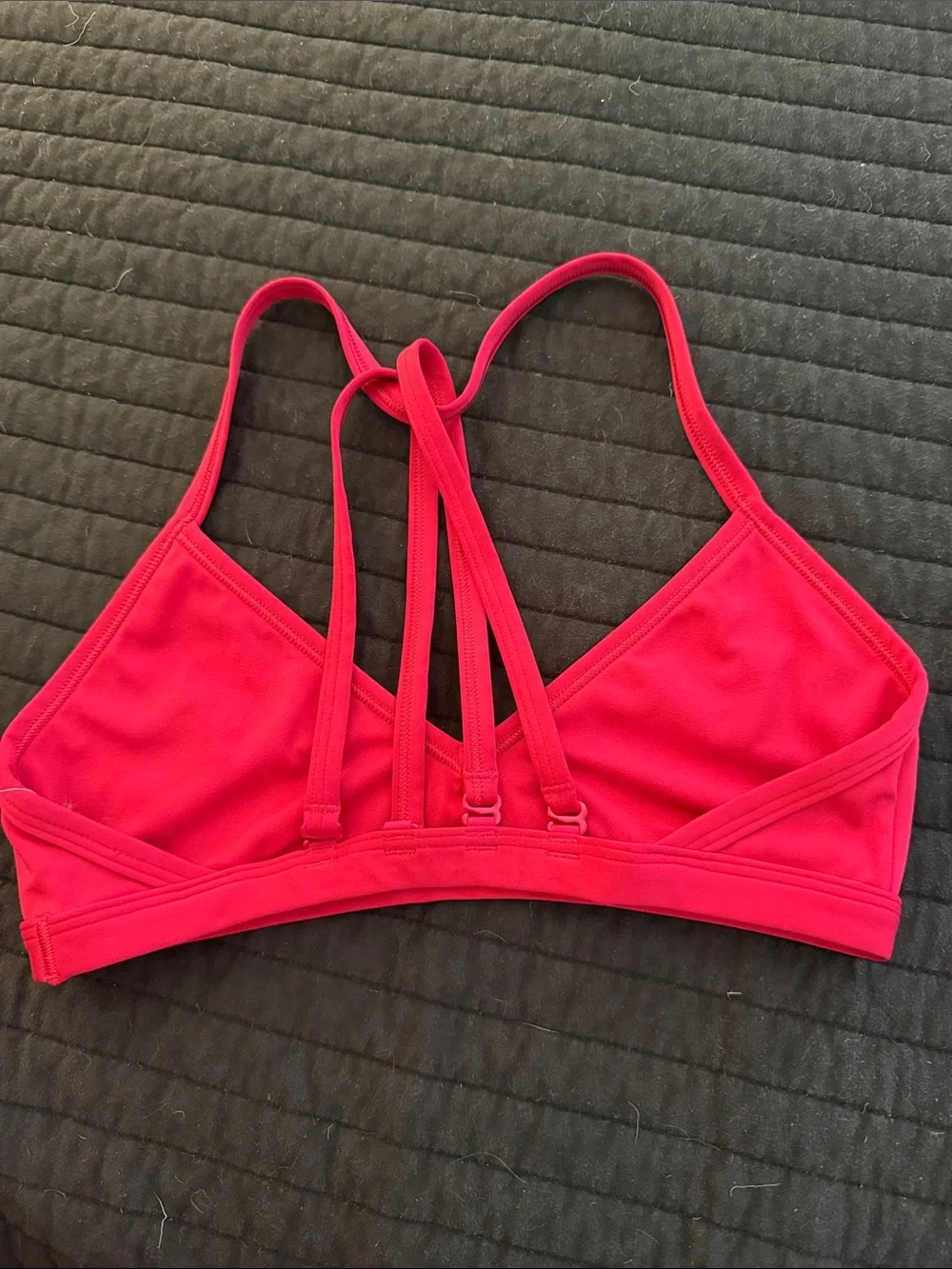 Gymshark Bright Red Strappy Sports Bra
